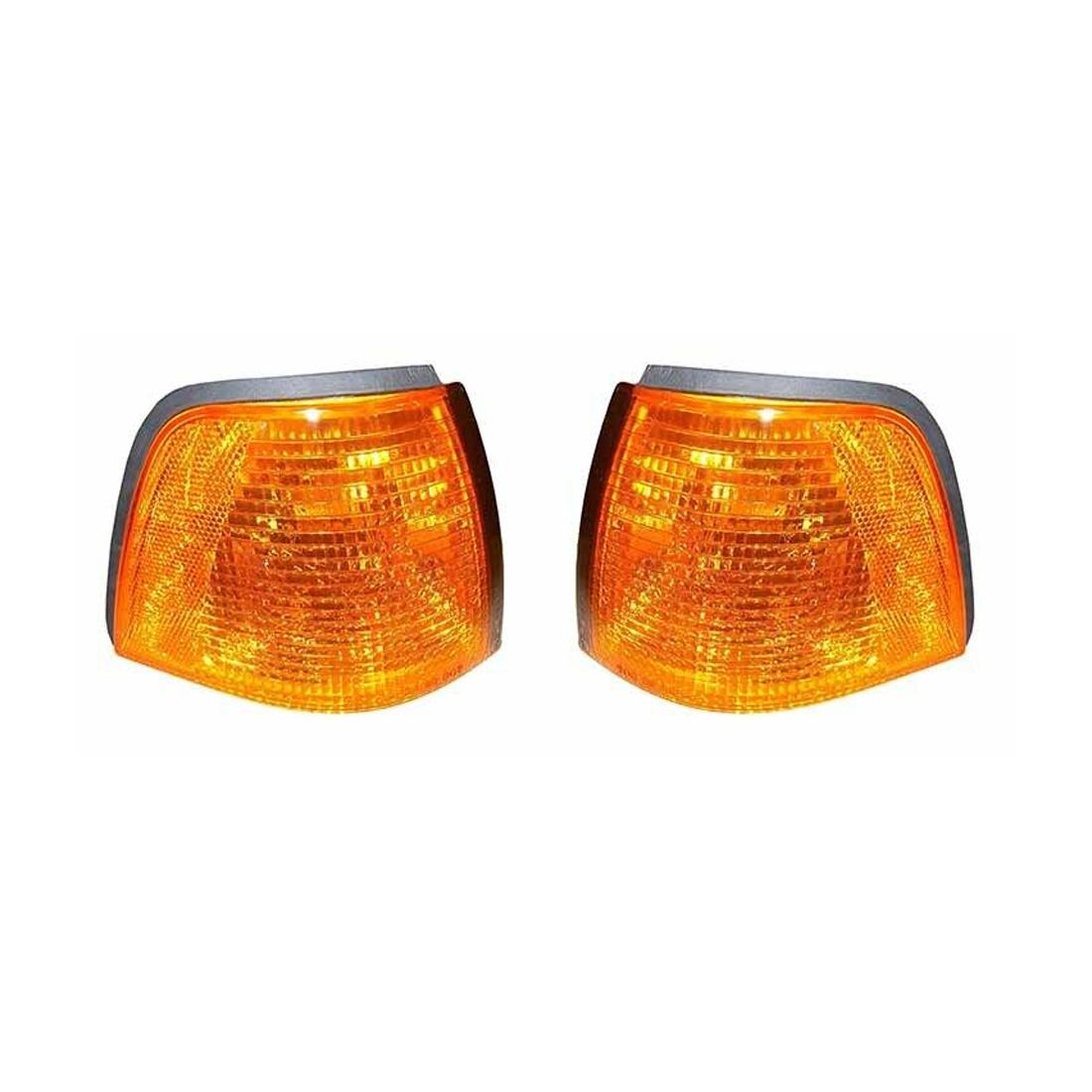 Pair Of Turn Signal Lights For 1992-1998 BMW 318i 63-13-8-353-279 Bm2521102