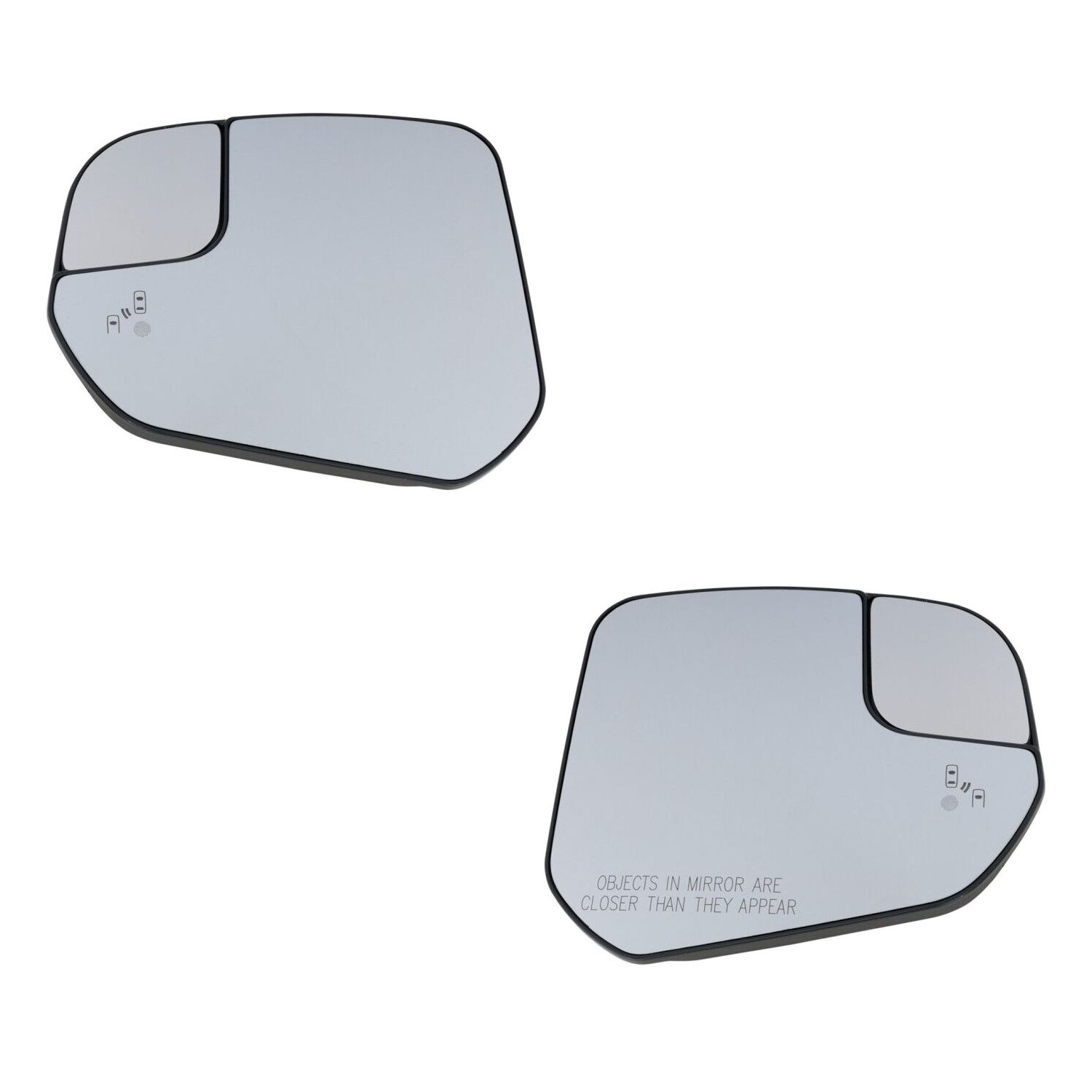Mirror Glasses Set of 2 Driver & Passenger Side Heated Left Right for Ford Pair