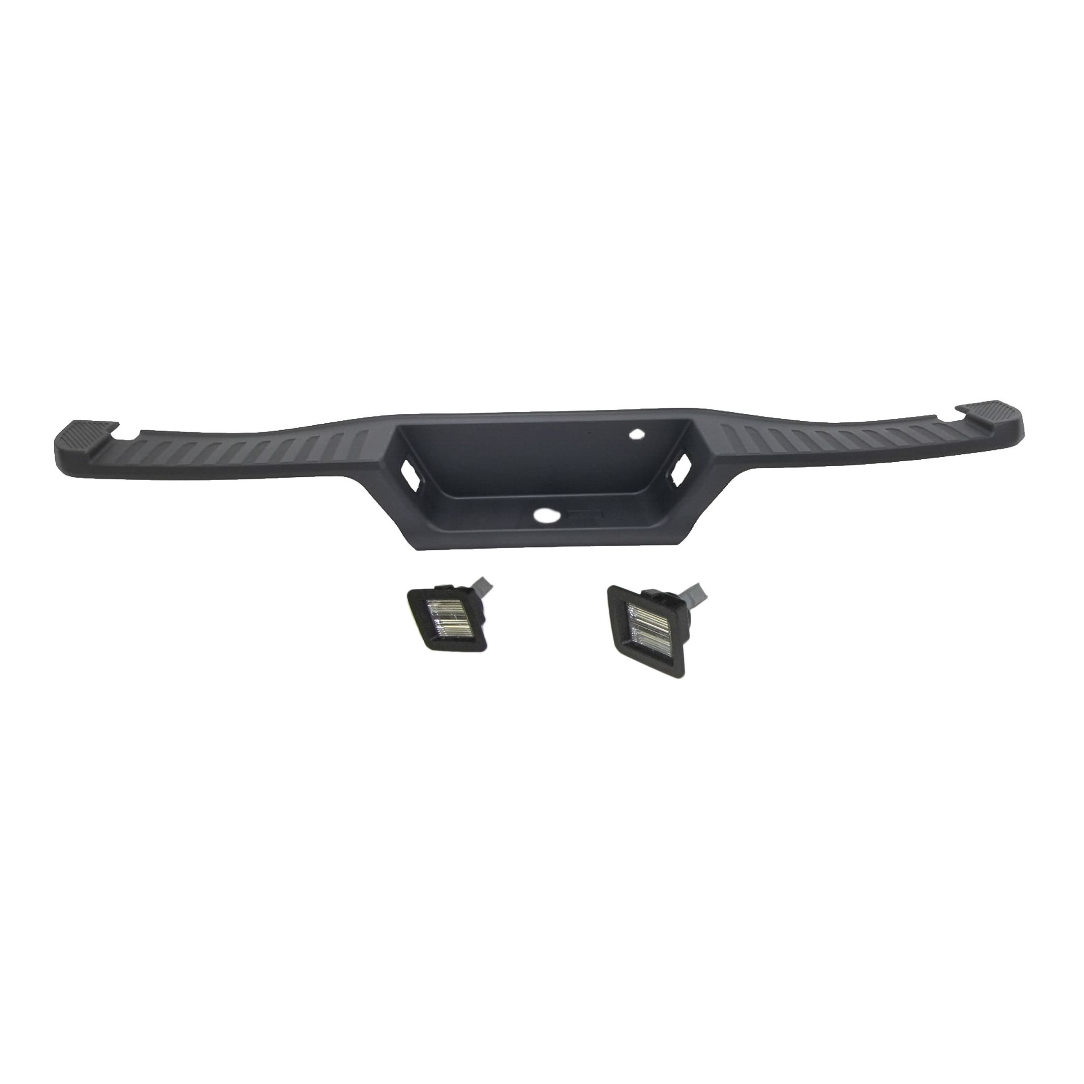 Rear Bumper Top Pad License Light Kit For 16-20 F-150 SSV Styleside W/O Towing