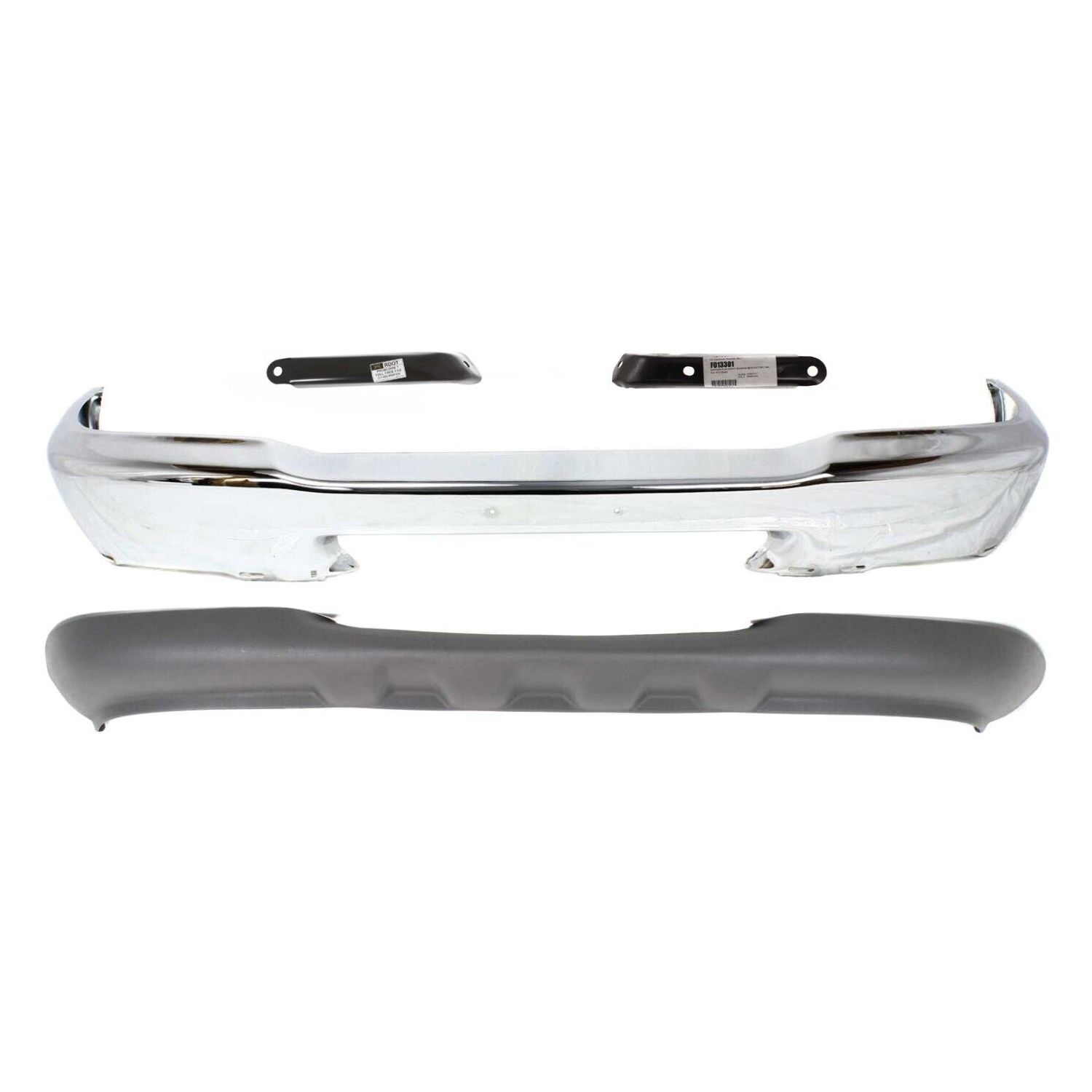 Front Bumper Kit For 1999-2000 Ford Ranger XLT Extended Cab Pickup Chrome