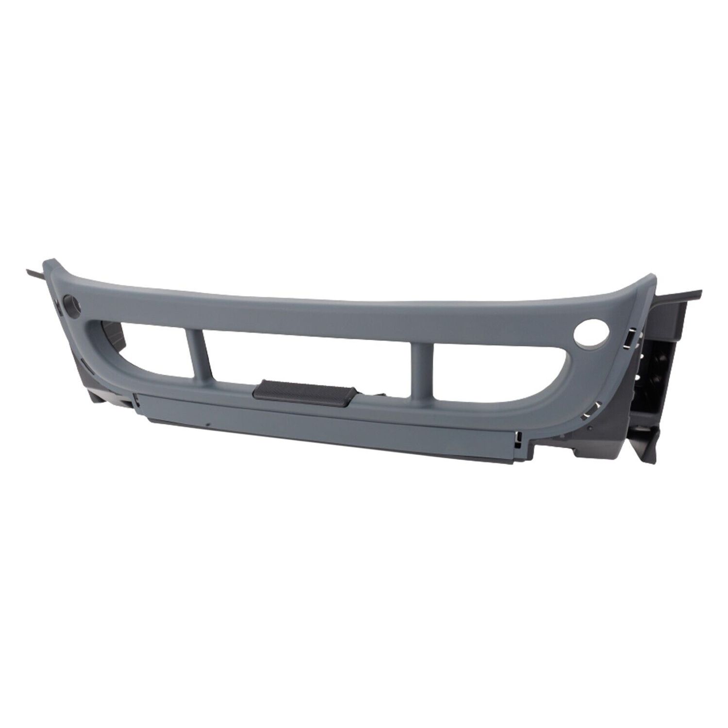 Bumper For 2008-2022 Freightliner Cascadia Front Center with Holes Gray