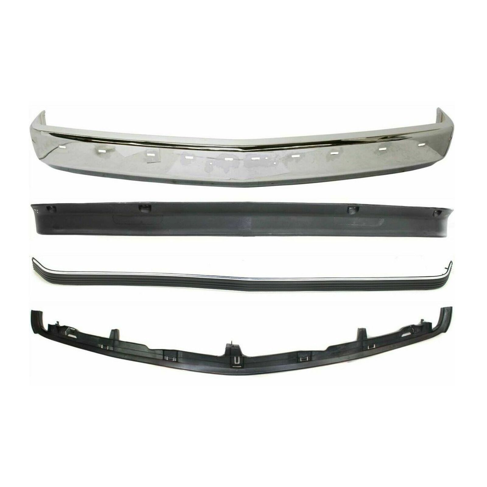 New Set of 4 Front Bumper Repair Kit GMC C1500 K1500 C2500 K2500