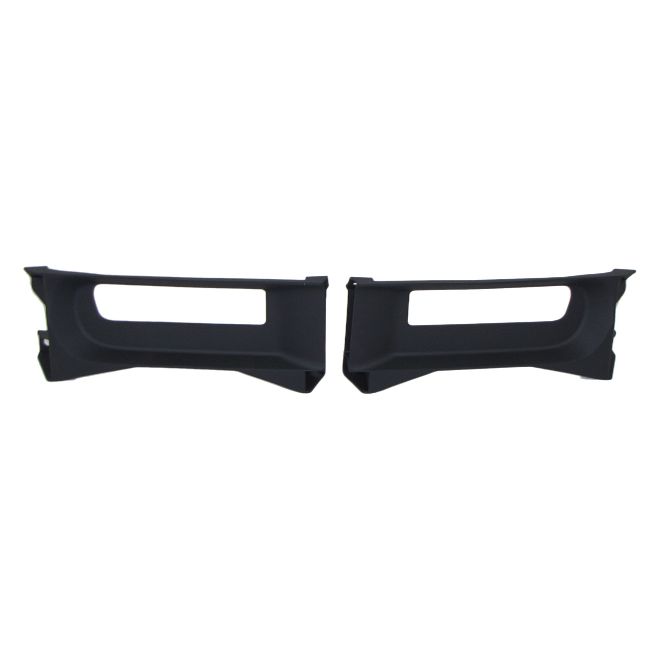 For 13-18 1500 Crew Cab Pickup FRONT BUMPER TOW HOOK BEZEL Set with Hook Hole