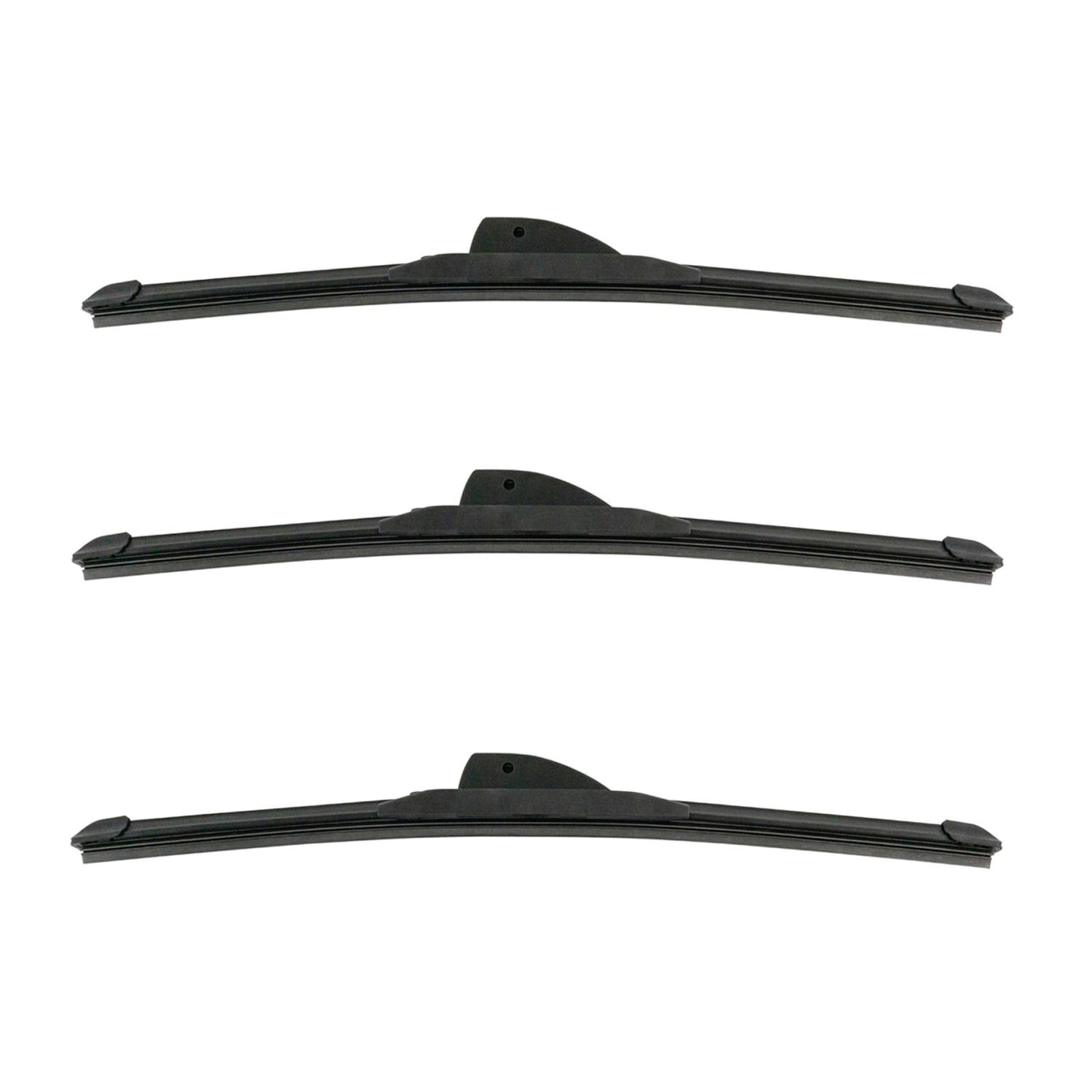 For 70-77 Audi 100 Series LS Tech Windshield Wiper Blade Front & Rear 3pc Set