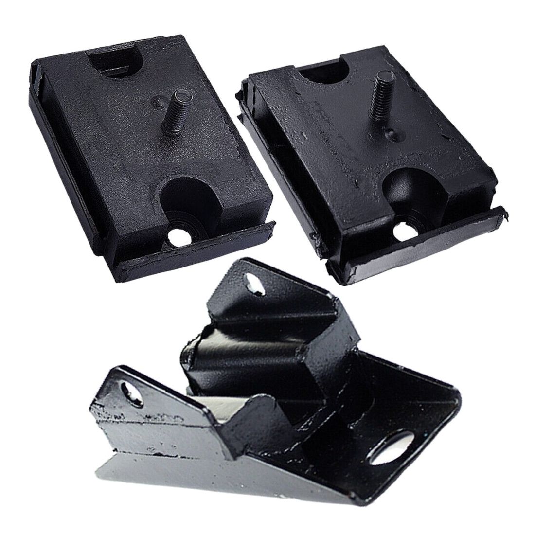 Eng & Transmission Mounts Set 3Pcs Fits Ford F-100 Manual Transmission Only(4WD)
