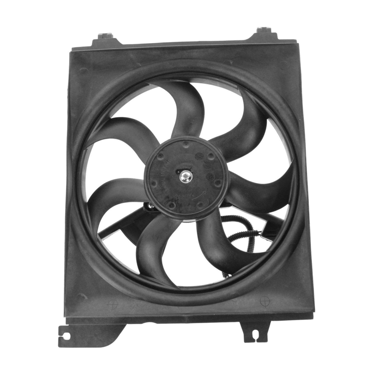 For 08-11 Kia Rio EX A/C AC Condenser Cooling Fan Assembly Passenger Side Right