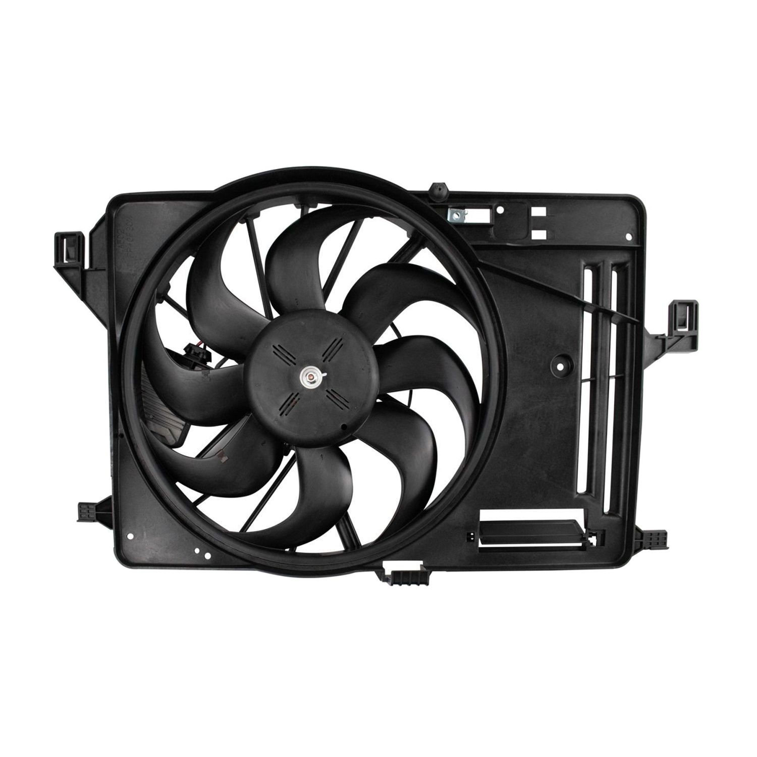 For 2015-2018 Focus Sedan Engine Radiator Cooling Fan Assembly Driver Side Left
