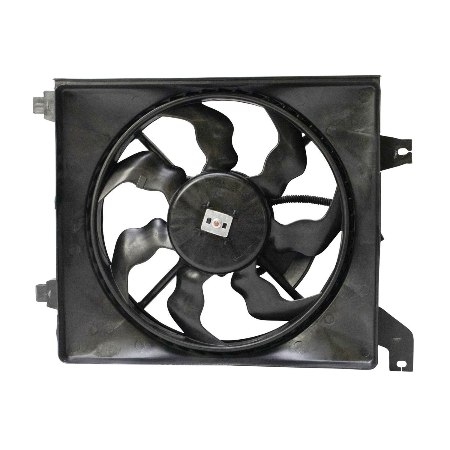 A/C AC Condenser Cooling Fan Assembly Right Passenger Side For 06-11 Accent GLS
