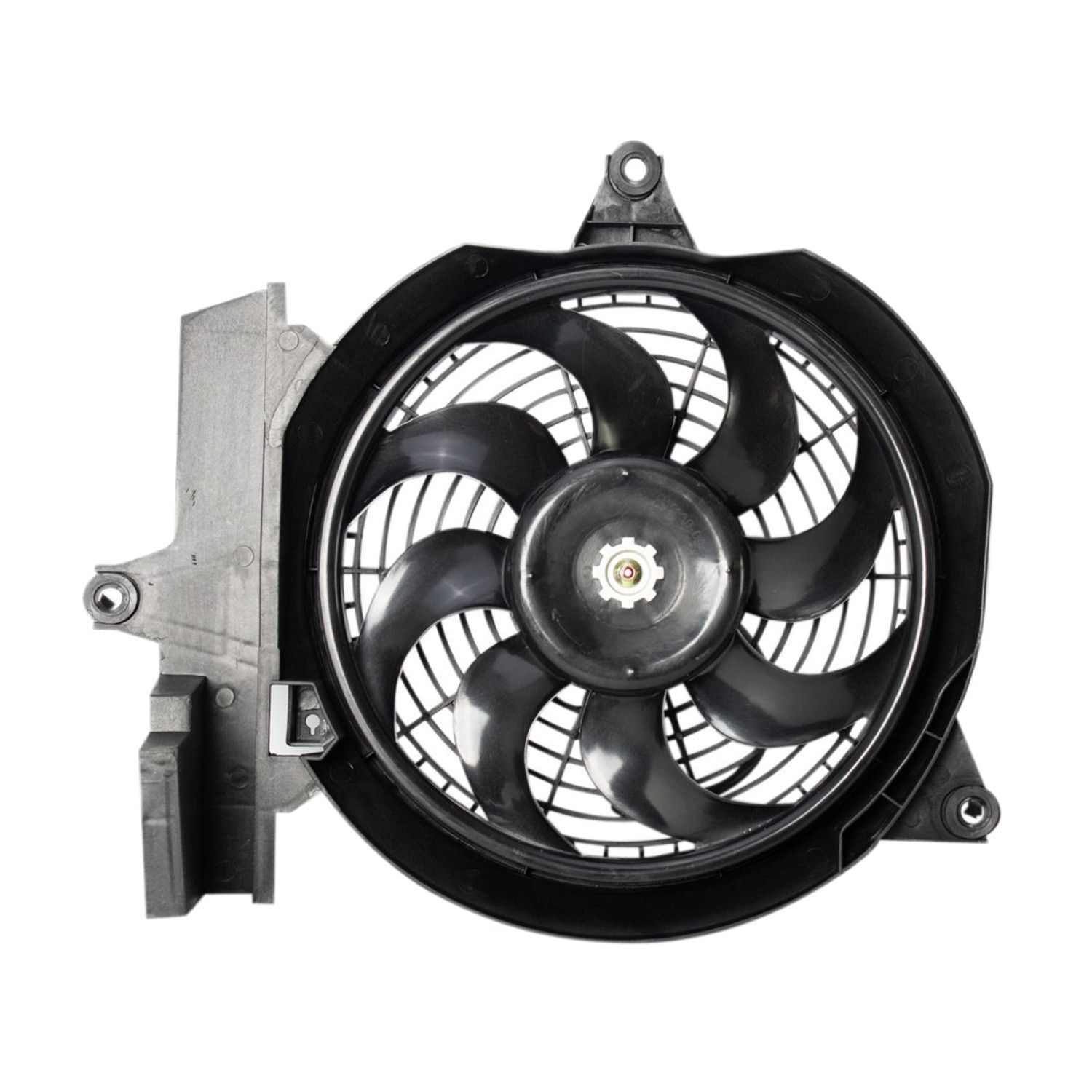 For 01-06 Hyundai Santa Fe GLS A/C AC Condenser Cooling Radiator Fan Assembly