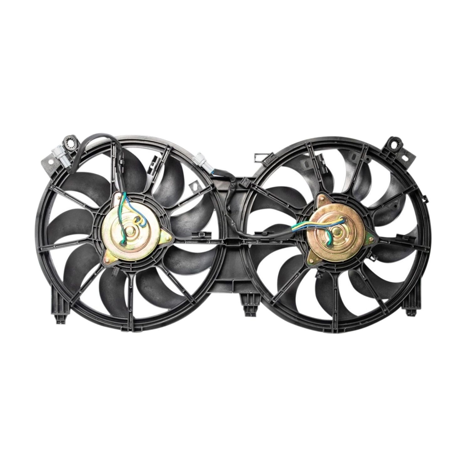 For Nissan 2007-2011 Altima Base Sedan Dual Radiator AC Condenser Cooling Fan