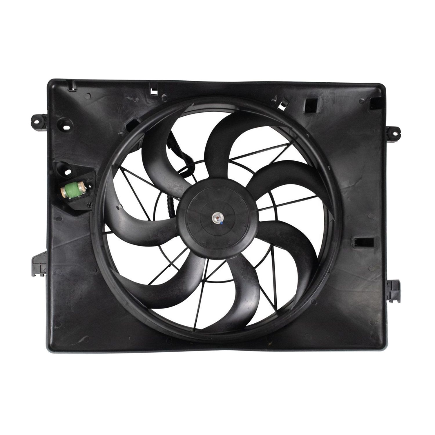 For Hyundai 2015-2016 Genesis Coupe 3.8 Engine Radiator Cooling Fan Assembly