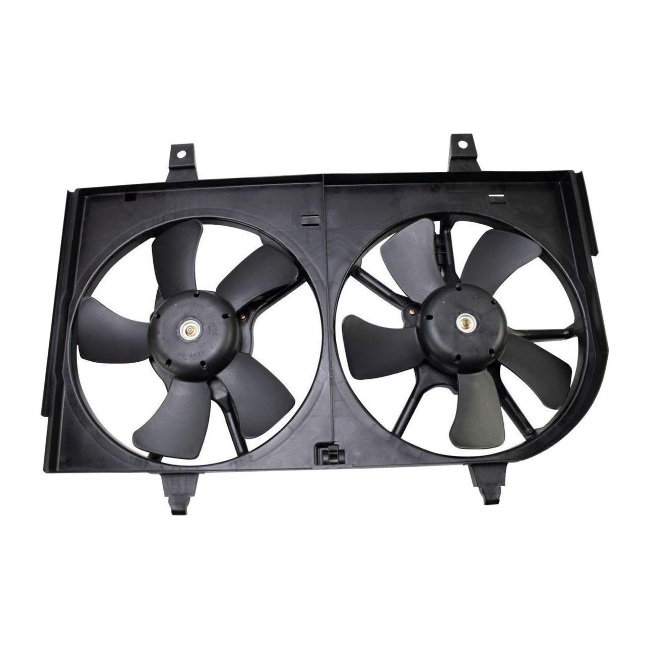 For INFINITI I35 Nissan Maxima Radiator Dual Cooling Fan & Motor Assembly