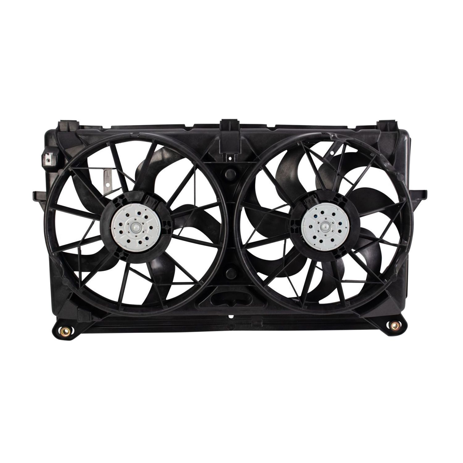 For 2005 Avalanche 1500 Base Crew Cab Pickup Radiator Dual Cooling Fan Assembly
