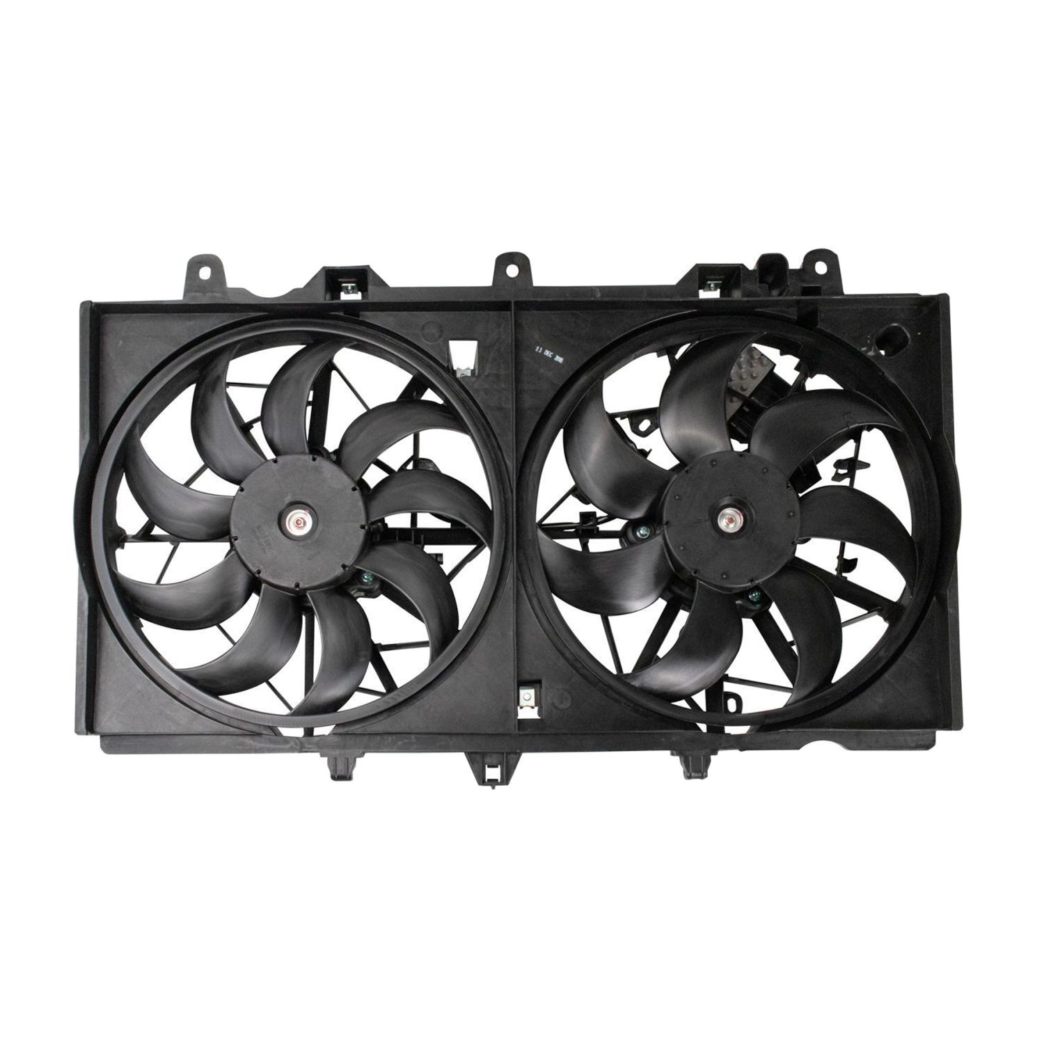 Engine Radiator Dual Cooling Fan Assembly For 16-17 INFINITI Q50 Sedan 3.0L