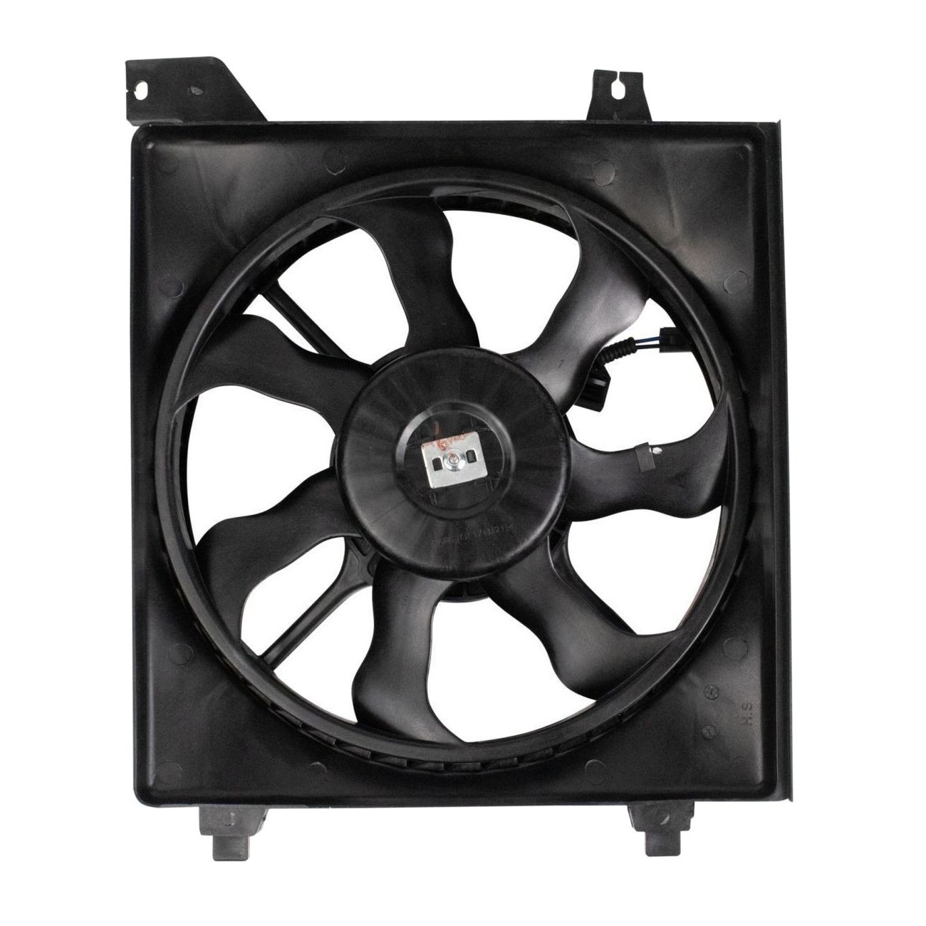 Engine Radiator Cooling Fan Assembly Left Driver Side For 06-11 Hyundai Accent