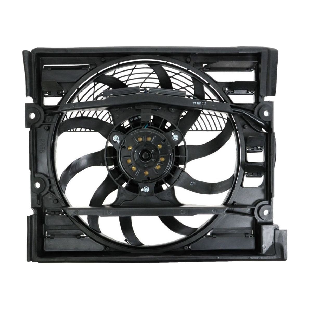 For 97-98 740i A/C Condenser Cooling Fan Assembly Right Passenger Side Right
