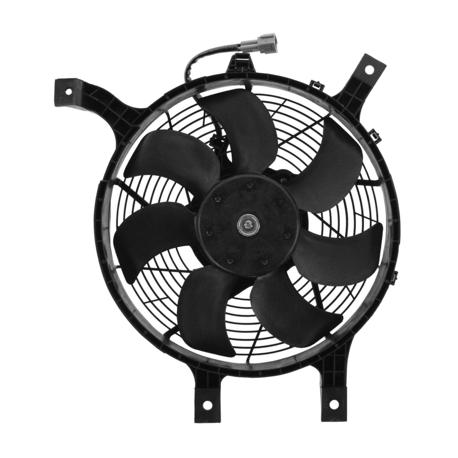 AC A/C Condenser Cooling Fan Assembly w/Motor For Nissan 01-04 Frontier SC 3.3L
