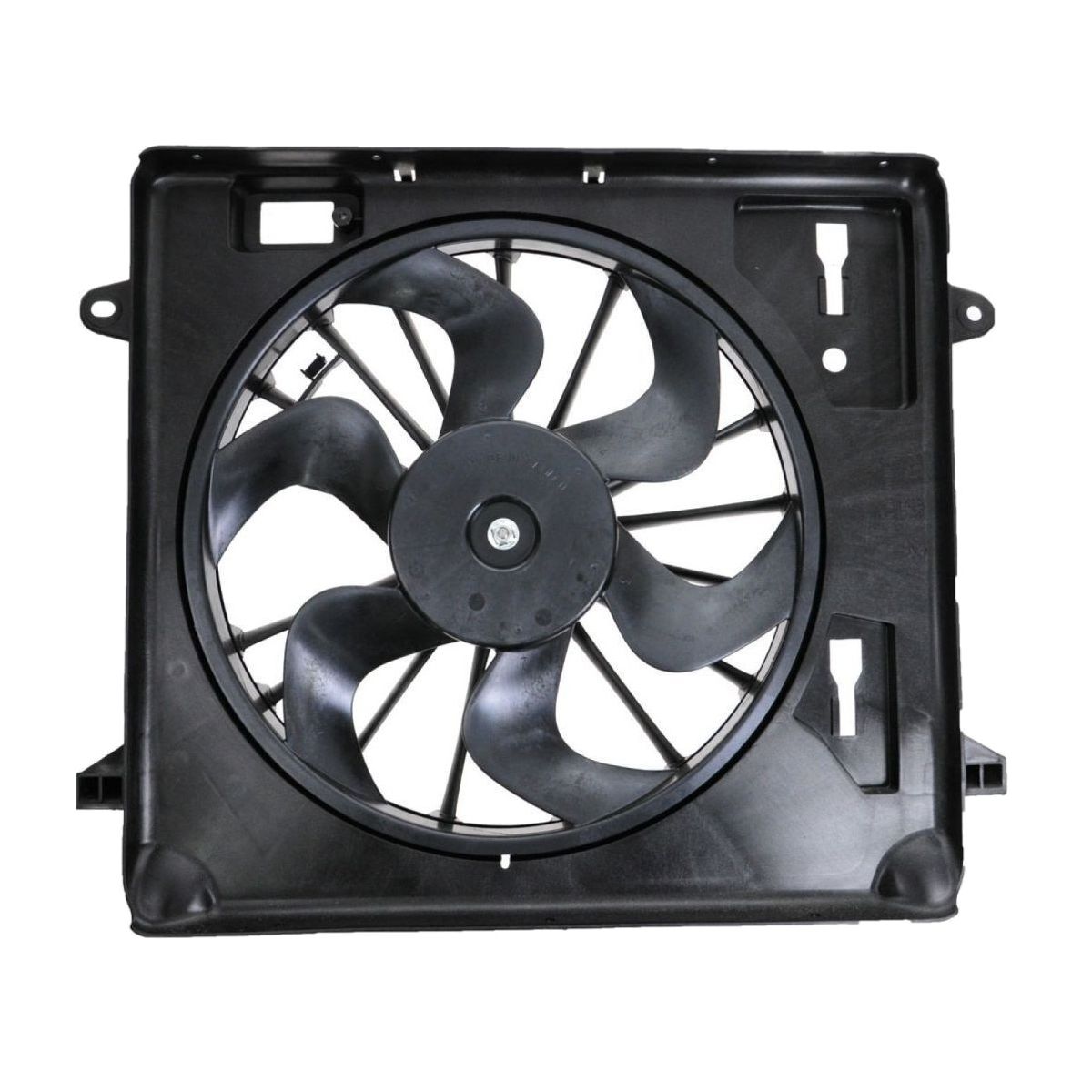 6 Blade Radiator Cooling Fan 55056642Ab For Jeep 07-11 Wrangler 3.8L with A/C