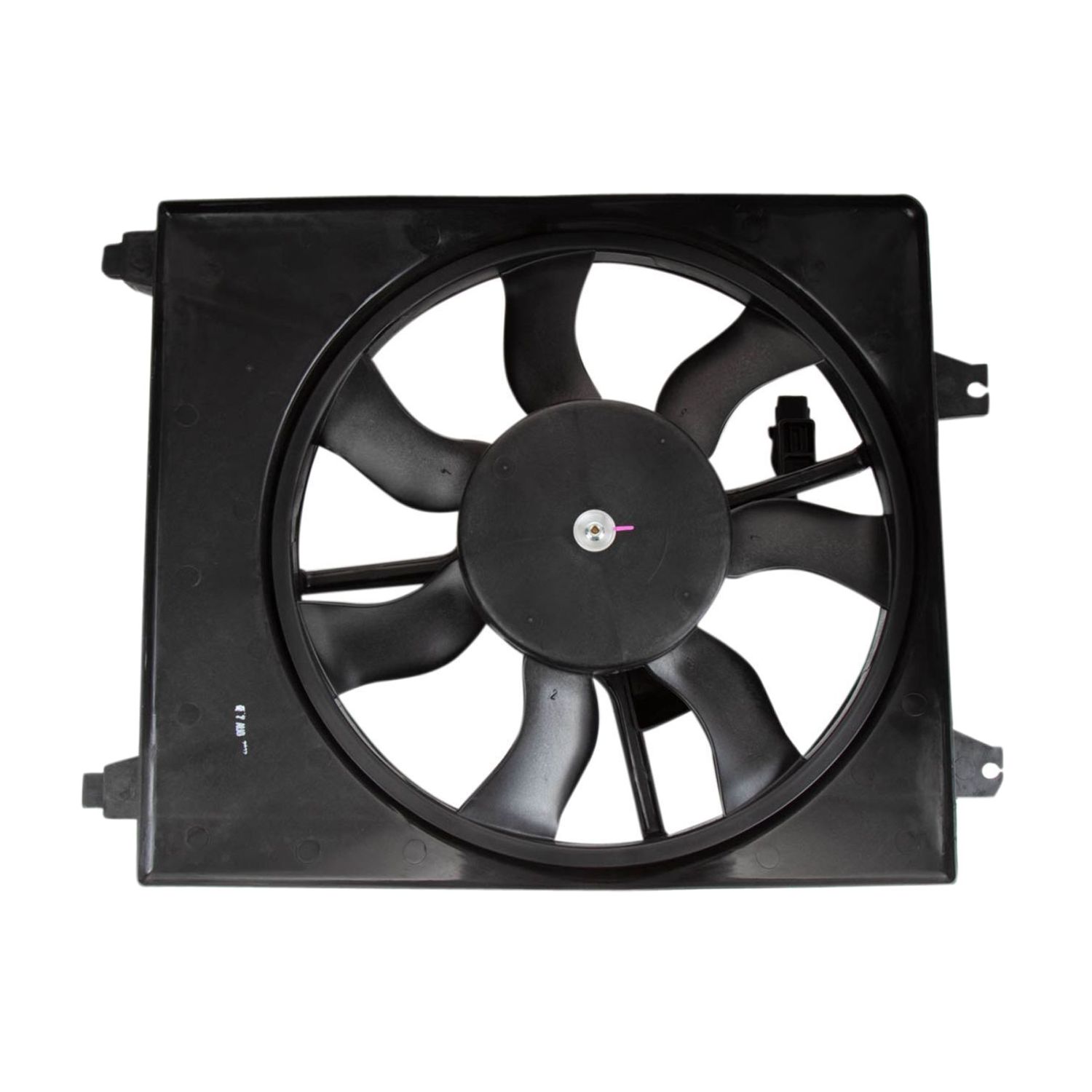 Passenger Side A/C Condenser Cooling Fan For 07-09 Hyundai Santa Fe w/o Tow