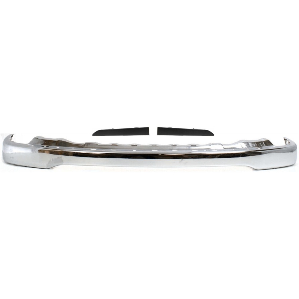 Bumper Face Bars Set of 3 Front Chrome For 2001-2004 Toyota Tacoma
