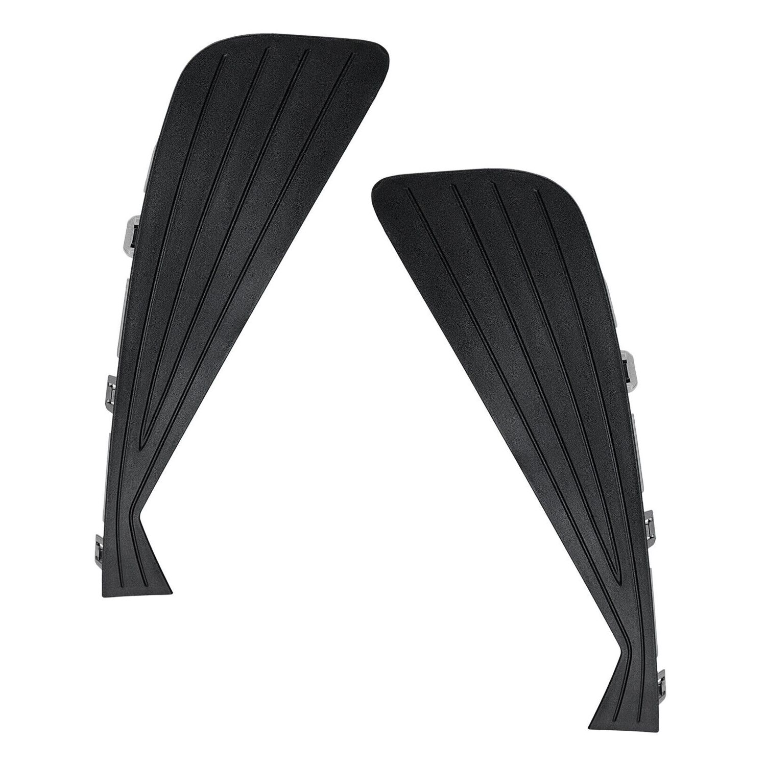 Bumper Trims For 20-22 Toyota C-HR Front Driver and Passenger Side Textured