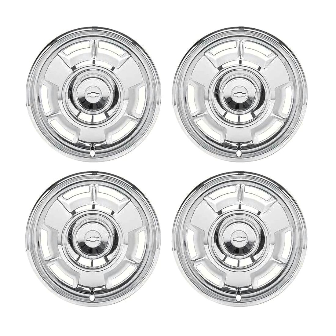 For 67 Chevrolet Camaro Convertible 14" Bow Tie Full Wheel Cover Set 4-Pieces