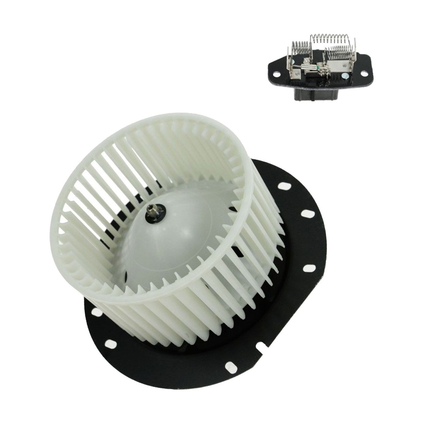For 2003-2014 Ford E-150 A/C AC Heater Blower Motor w/Fan Cage & Resistor Kit