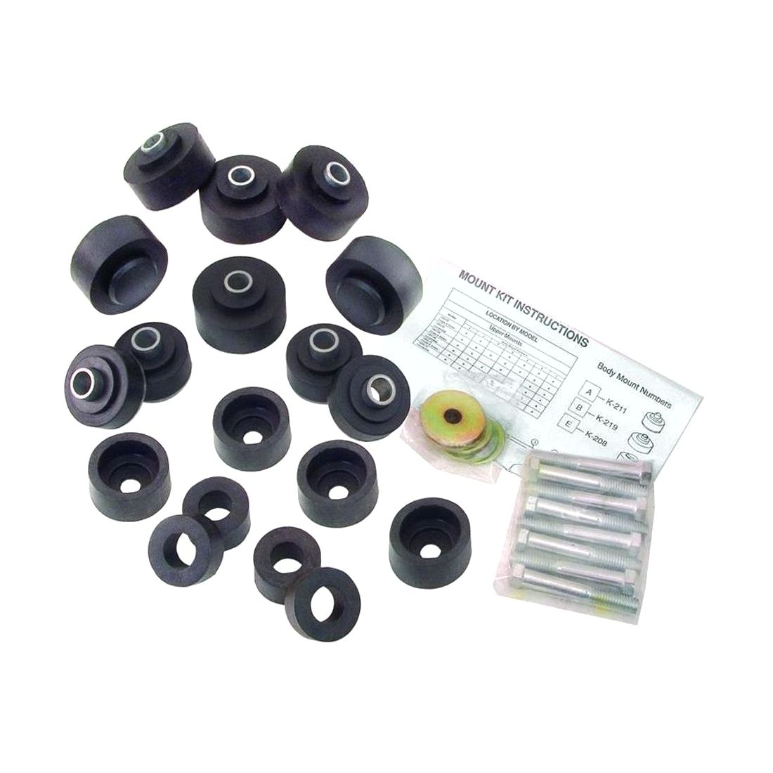 For 1967-1968 Chevrolet Impala Base Hardtop Hard Top Body Bushings Kit W/Bolts