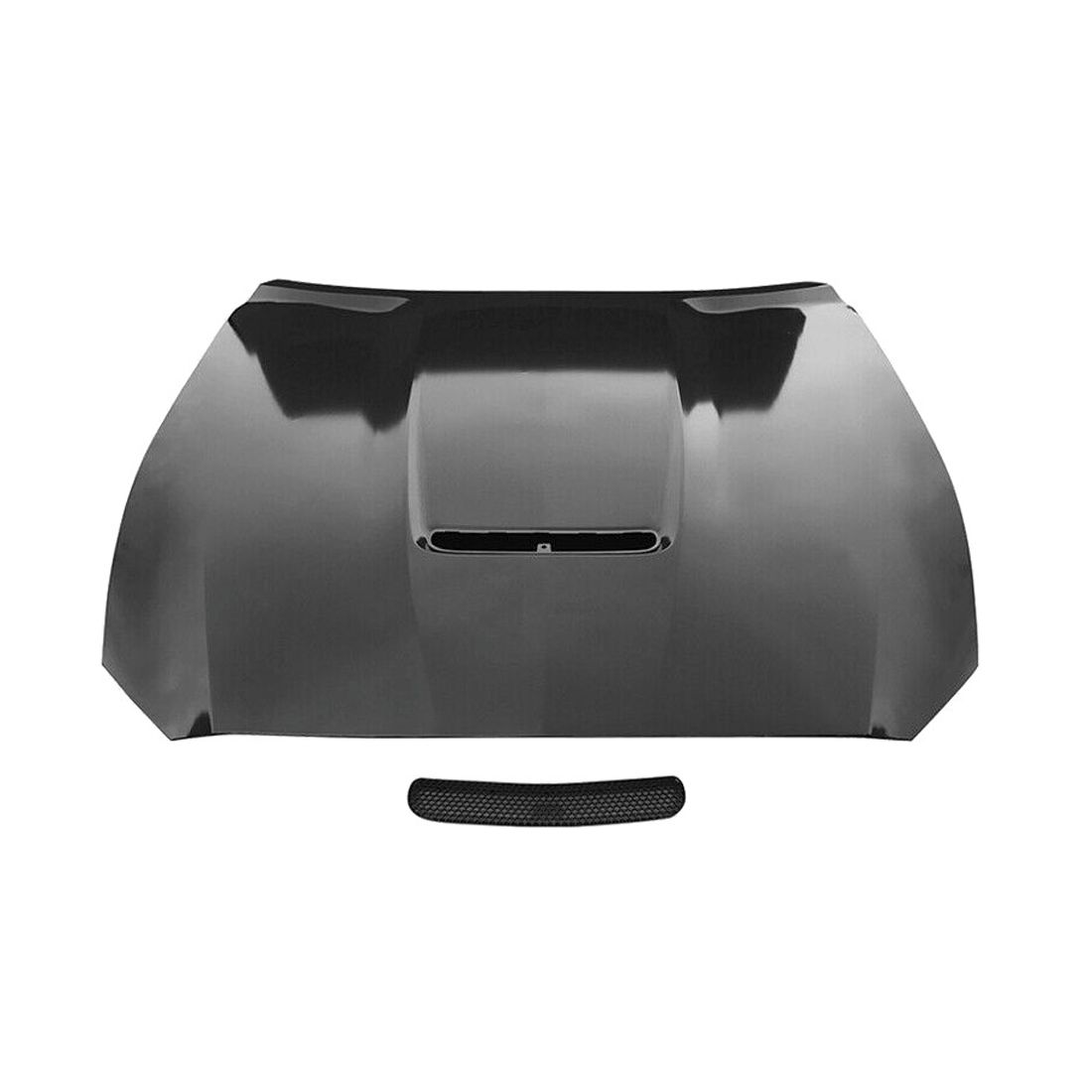 For 15-17 Ford Mustang Gt350 Style Aluminum Unpainted Front Hood Panel Cover