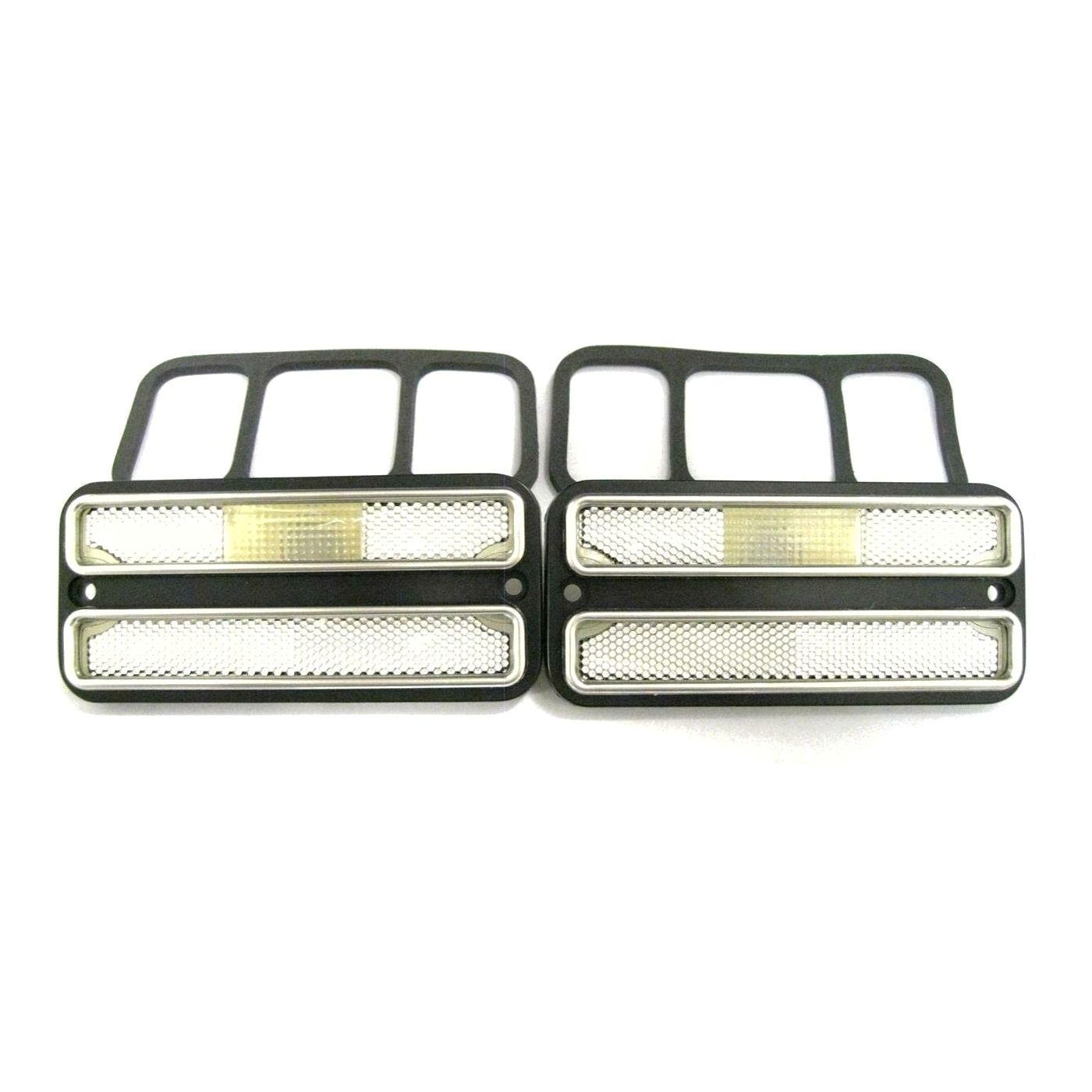 Clear Lens For 1968-1972 Chevrolet C10 Suburban Side Marker Light Set W/Trim