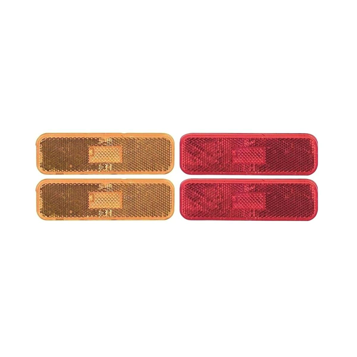 For 70-73 Chevrolet Camaro Base Coupe Side Marker Lamp Set 2 Front & 2 Rear