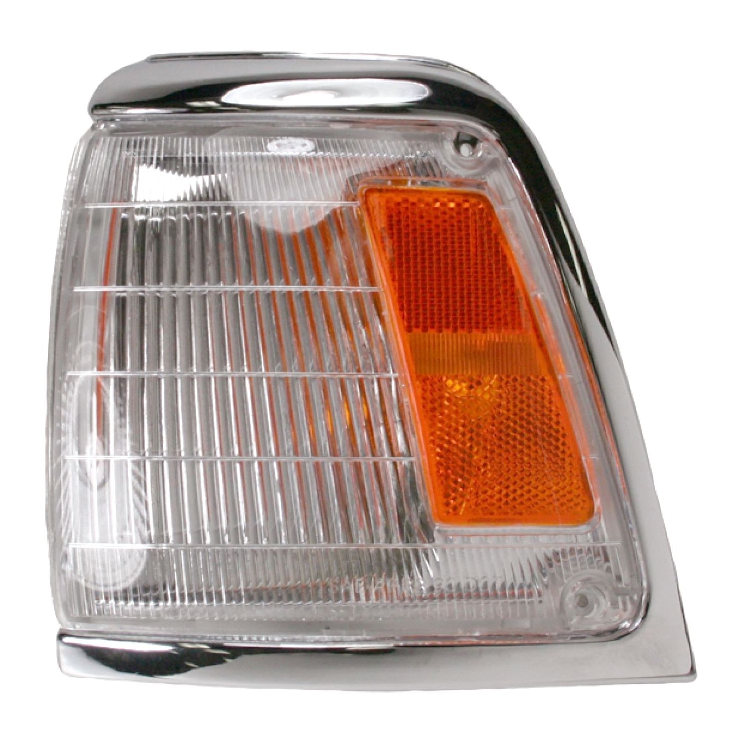 Chrome Parking Light Left For 1992-1995 Toyota Pickup pickup 2WD