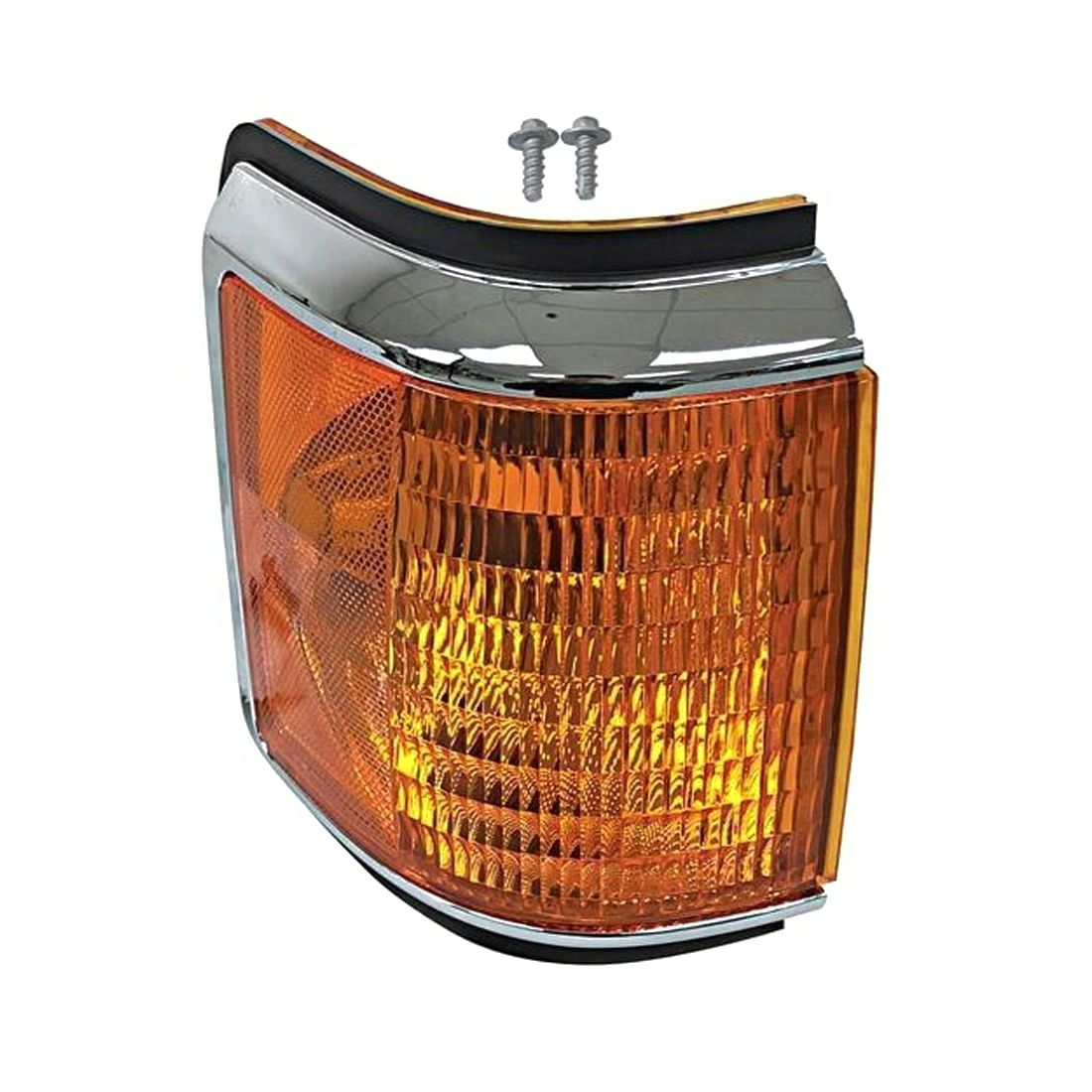 For Ford 87-91 Bronco Custom Park Light Lamp Assembly w/Lens & Housing-Right