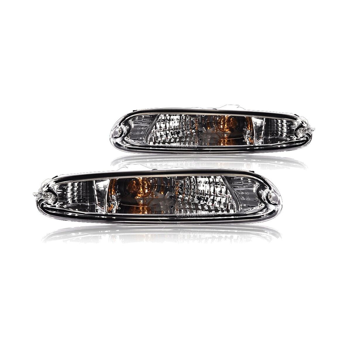 For 93 Mazda Miata LE Convertible Clear Lens Front Bumper Signal Parking Lights