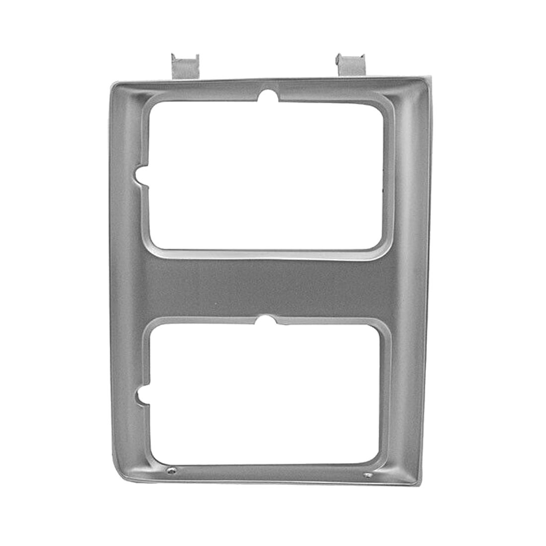 For 85-86 Chevrolet C10 Scottsdale Door Headlamp w/Dual Rectangle Silver-Right
