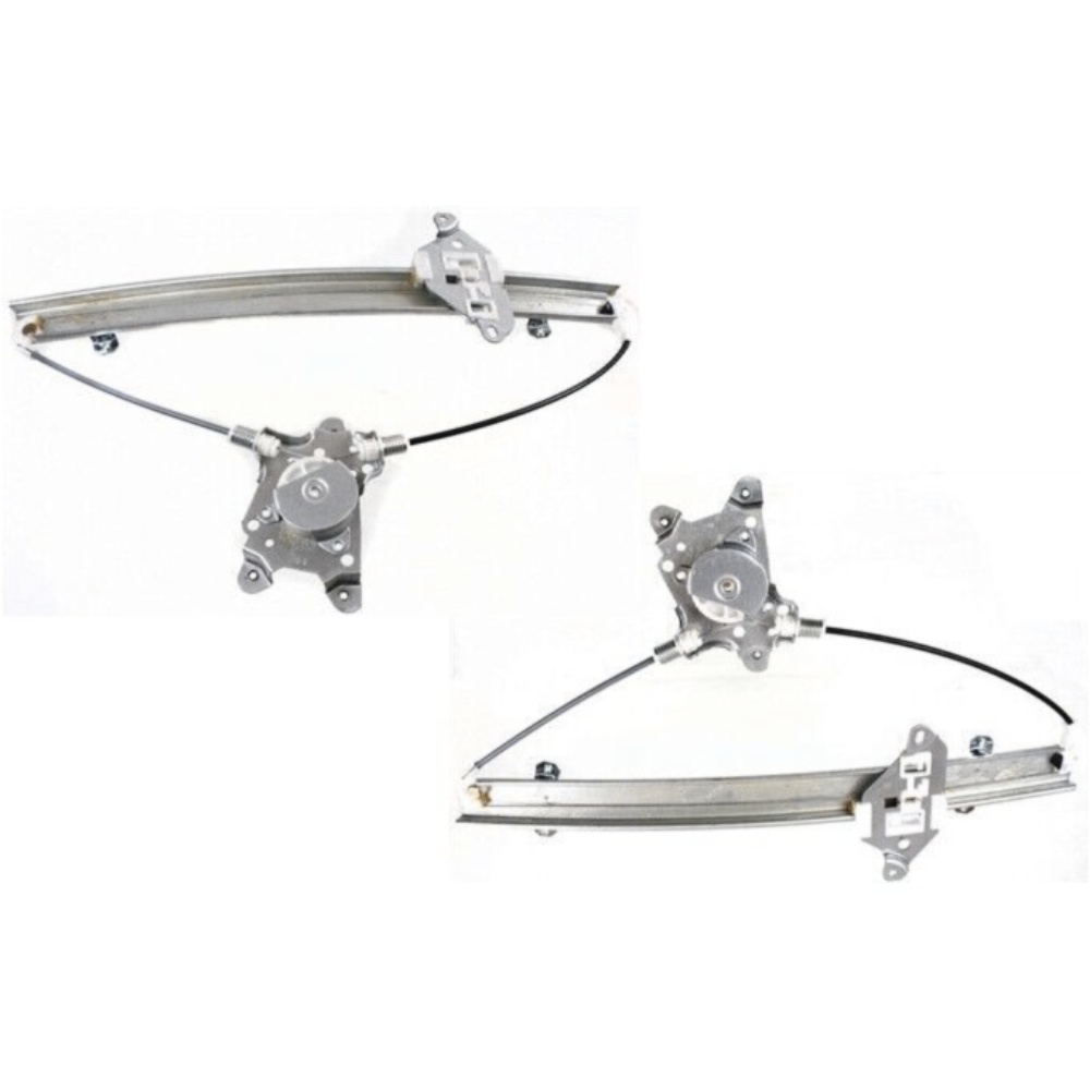 Power Window Regulator Set For 2002-2007 Mitsubishi Lancer Sedan Front 2-Pcs