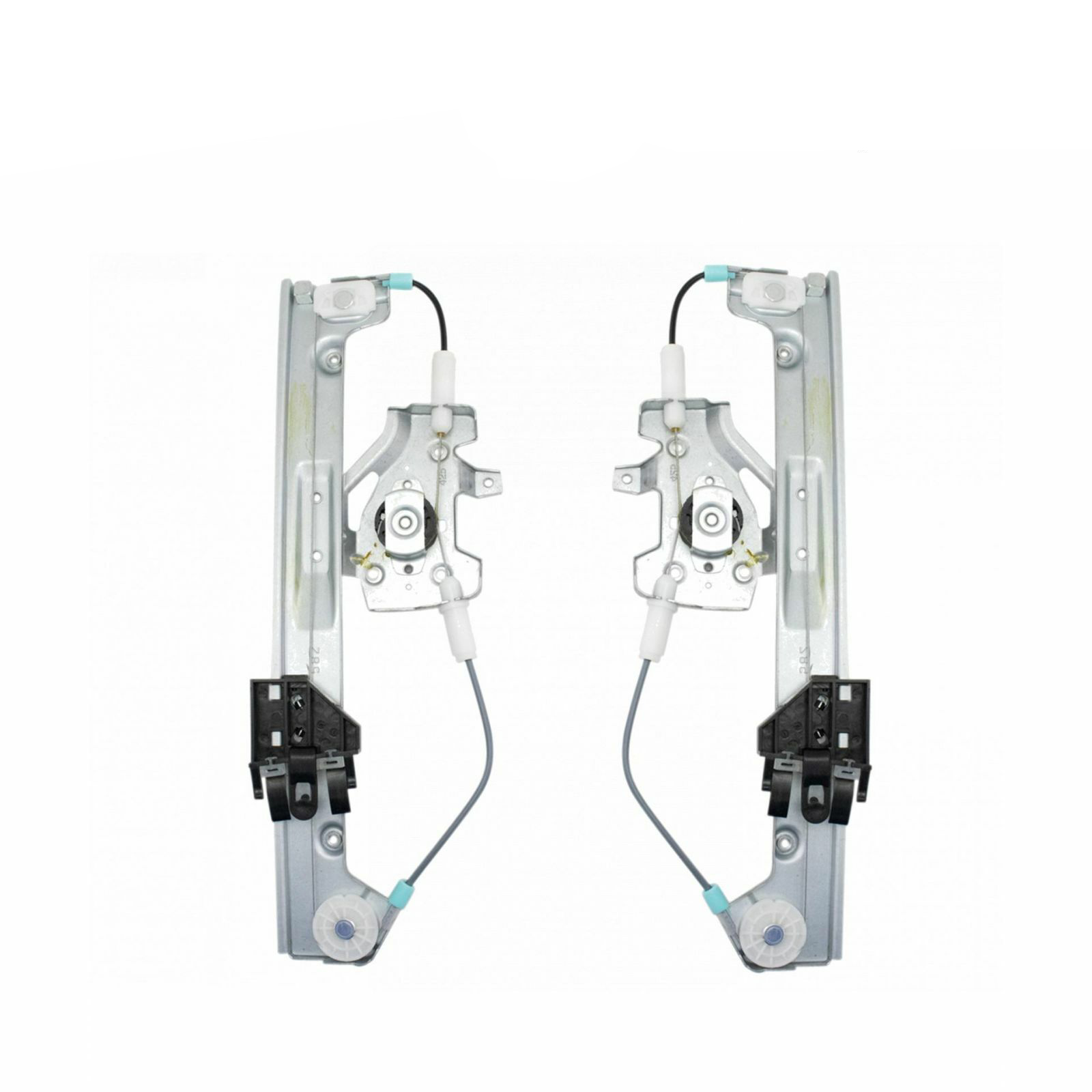 Rear Door Window Regulator Left/Right Pair Set of 2 For Ford 2000-2007 Focus