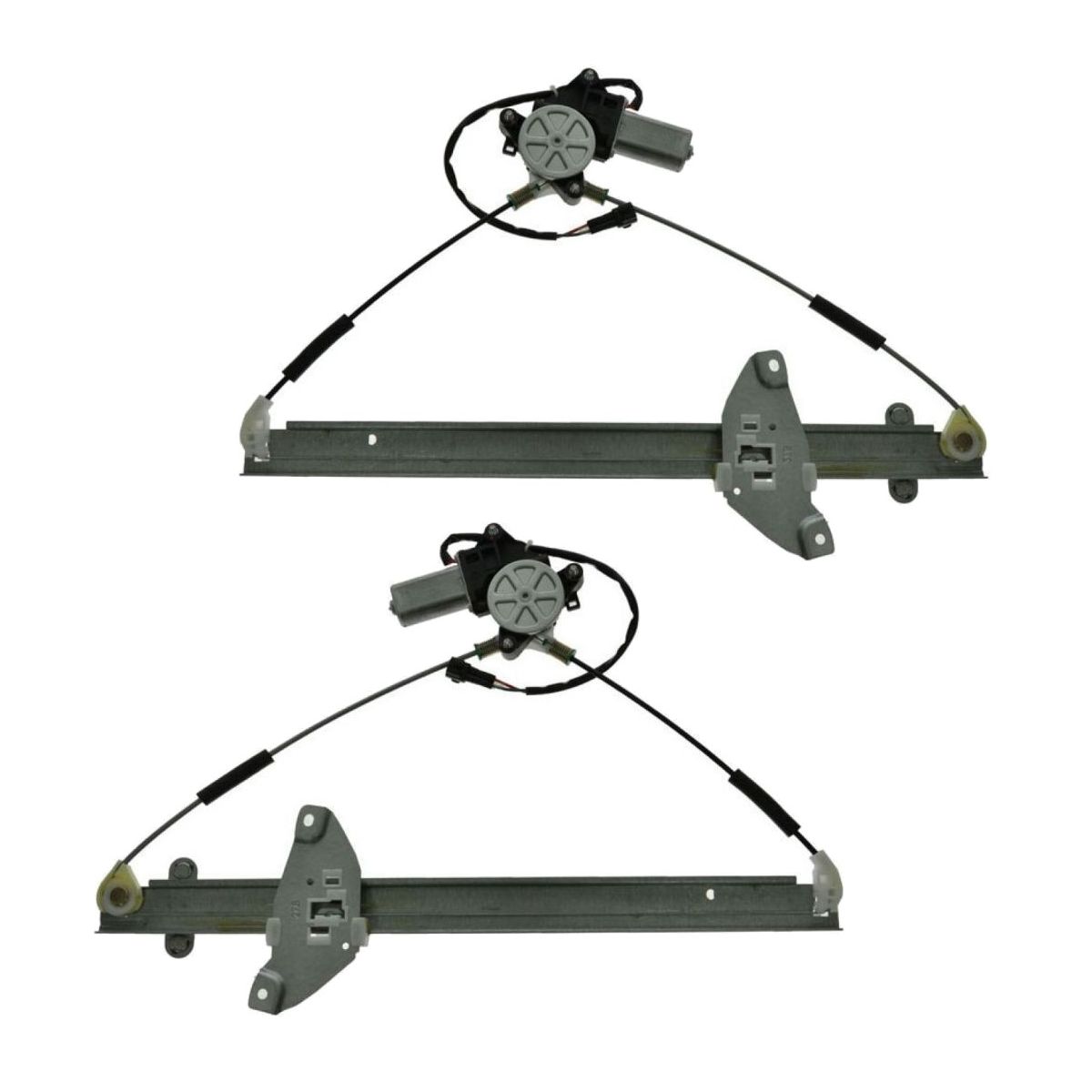 Front Power Window Regulators W/Motors Left & Right Pair Set For Toyota 4-dr