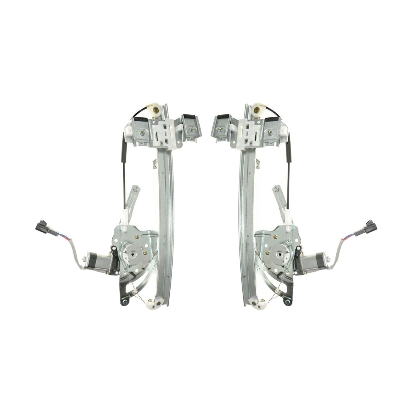 For Pontiac 00-05 Bonneville Front Power Window Regulators W/Motors Pair Set