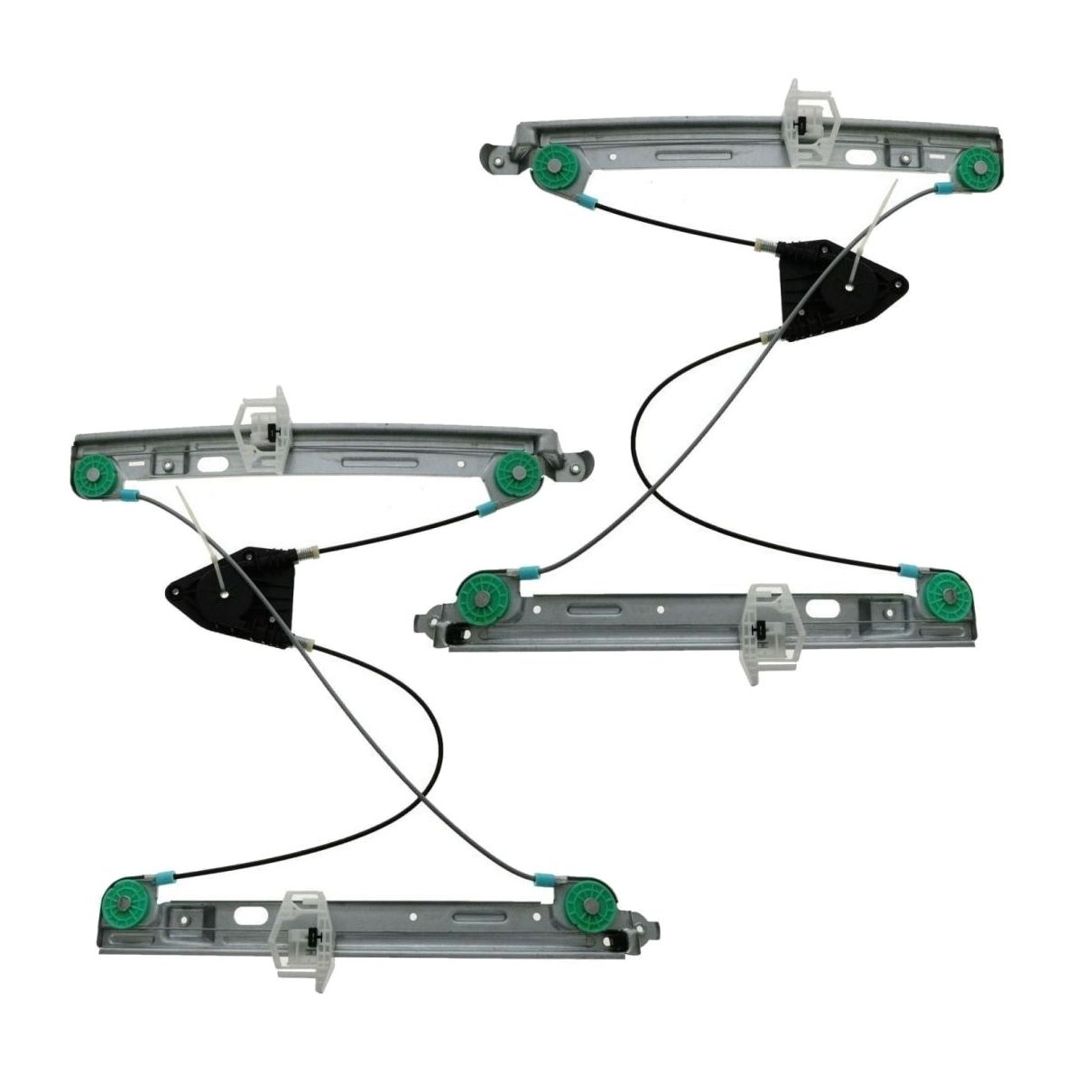 For 2007-2012 Dodge Caliber Front Door Power Window Regulator Pair Set of 2