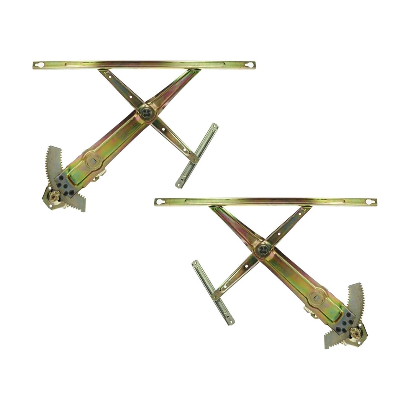 Manual Window Regulators Pair Set Left & Right For 1993-1995 Honda Civic 2-dr