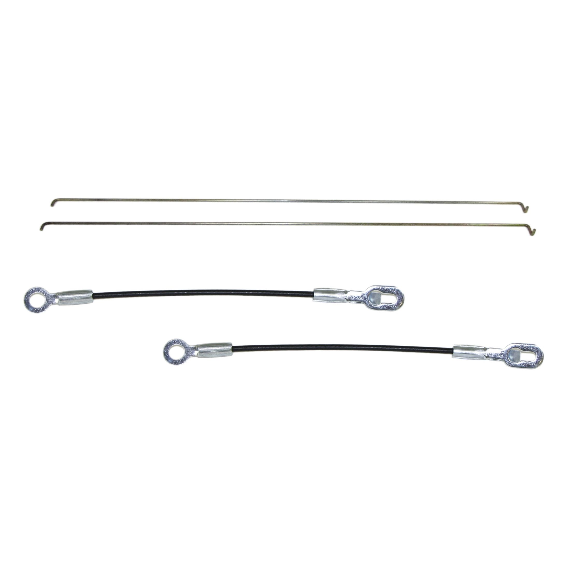 Tailgate Latch Rod Cable Set For 1990-1998 Chevrolet C1500 WT pickup Fleetside