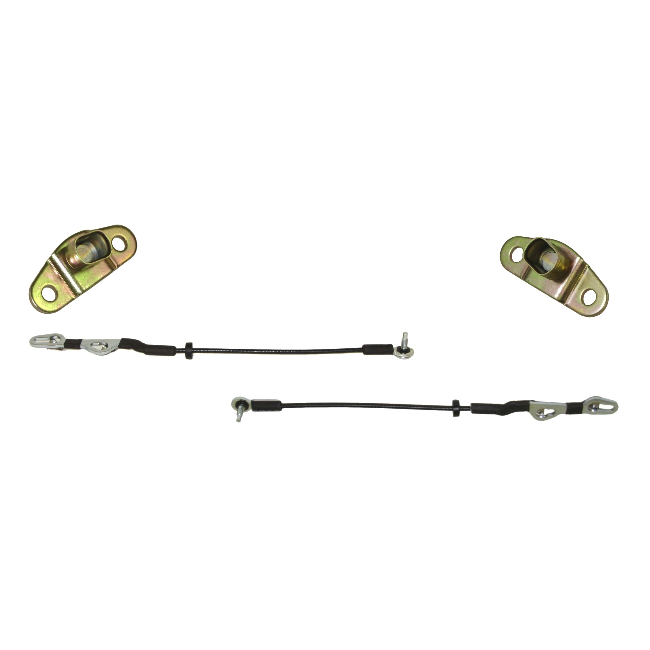 For Chevrolet 2006-2012 Colorado LT Crew Cab Pickup Tailgate Hinge Cable 4pc
