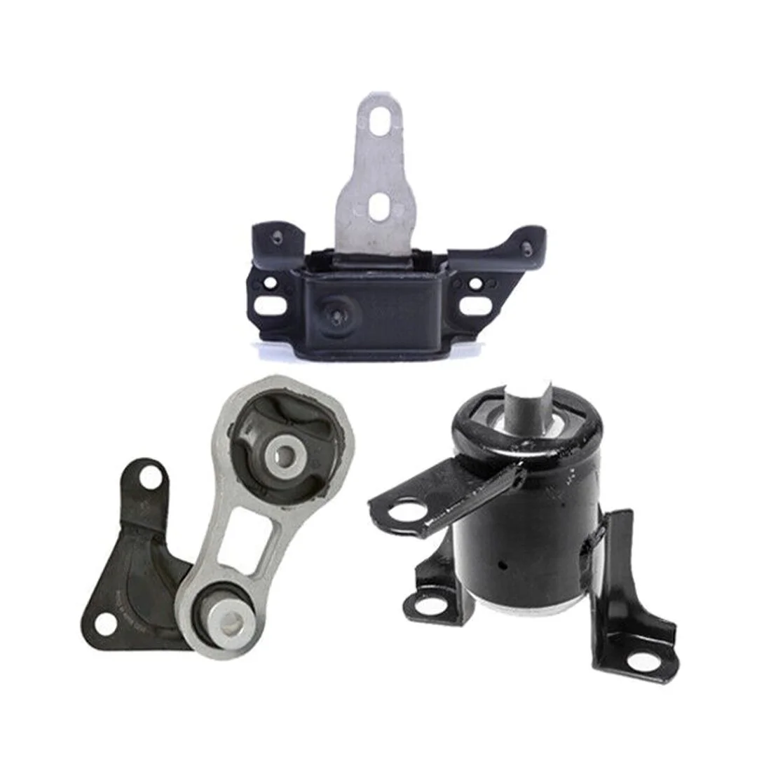 Engine Motor & Trans Mount Set 3PCS For 11-17 Fiesta Hatchback 1.6L Manual.