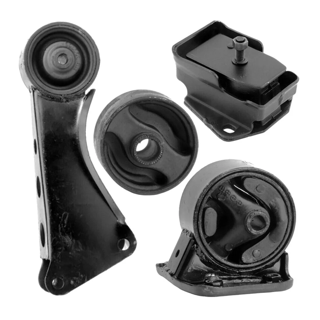 Engine Mounts & Trans Mount 4PCS For Mitsubishi Mirage 88-87 1.5L; MT/5 Speed