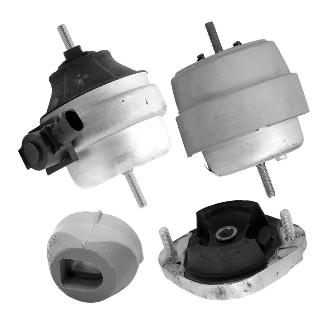 Front Engine Mounts & Rear Automatic Trans Mount 4PCS Set For A4 08-07 2.0L
