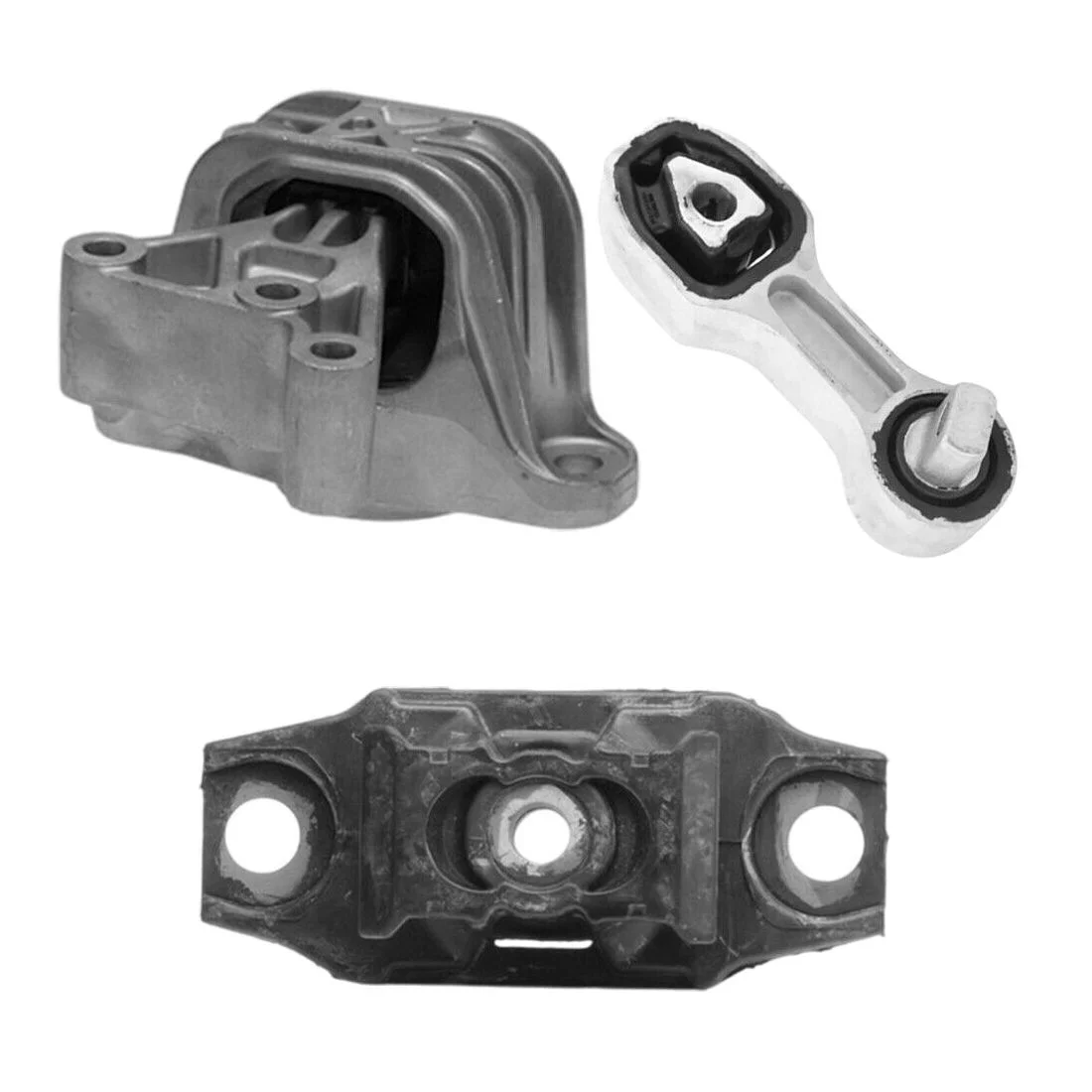 Engine Mounts & Transmission Mount 3PCS For 500 17-12 L4-1.4L, AT