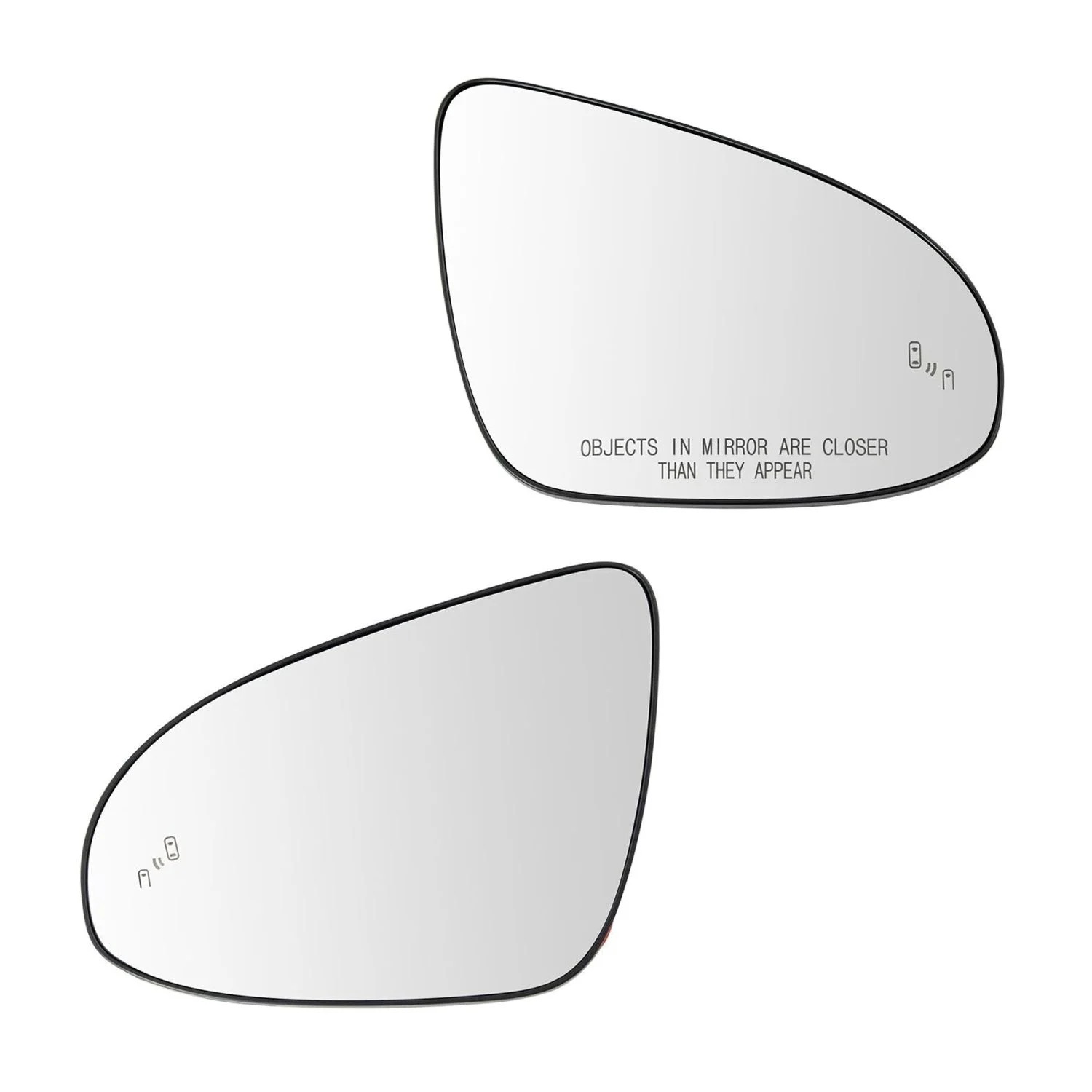 For 13-14 Camry SE Blind Spot Detection Heated Mirror Glass Left Right Kit Pair