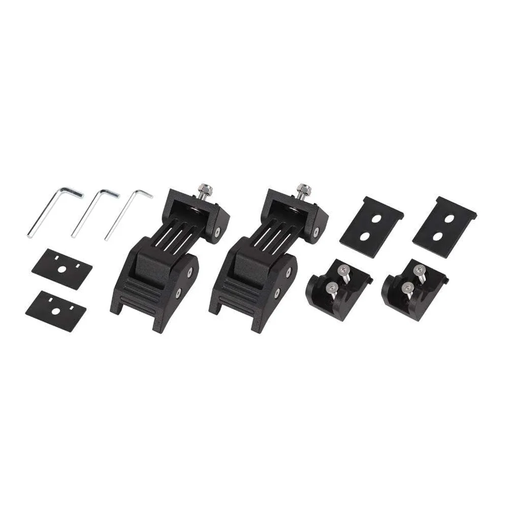Black Stainless Steel Hood Catch Latches Kit M