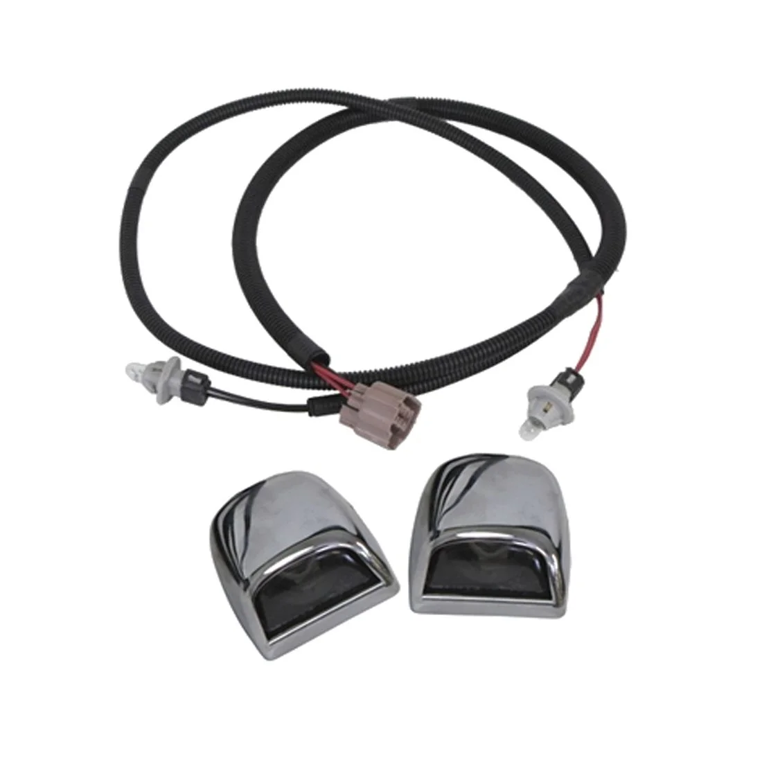 For 06 Suburban 1500 Sport Utility Rear Bumper License Plate Light Lens Harness